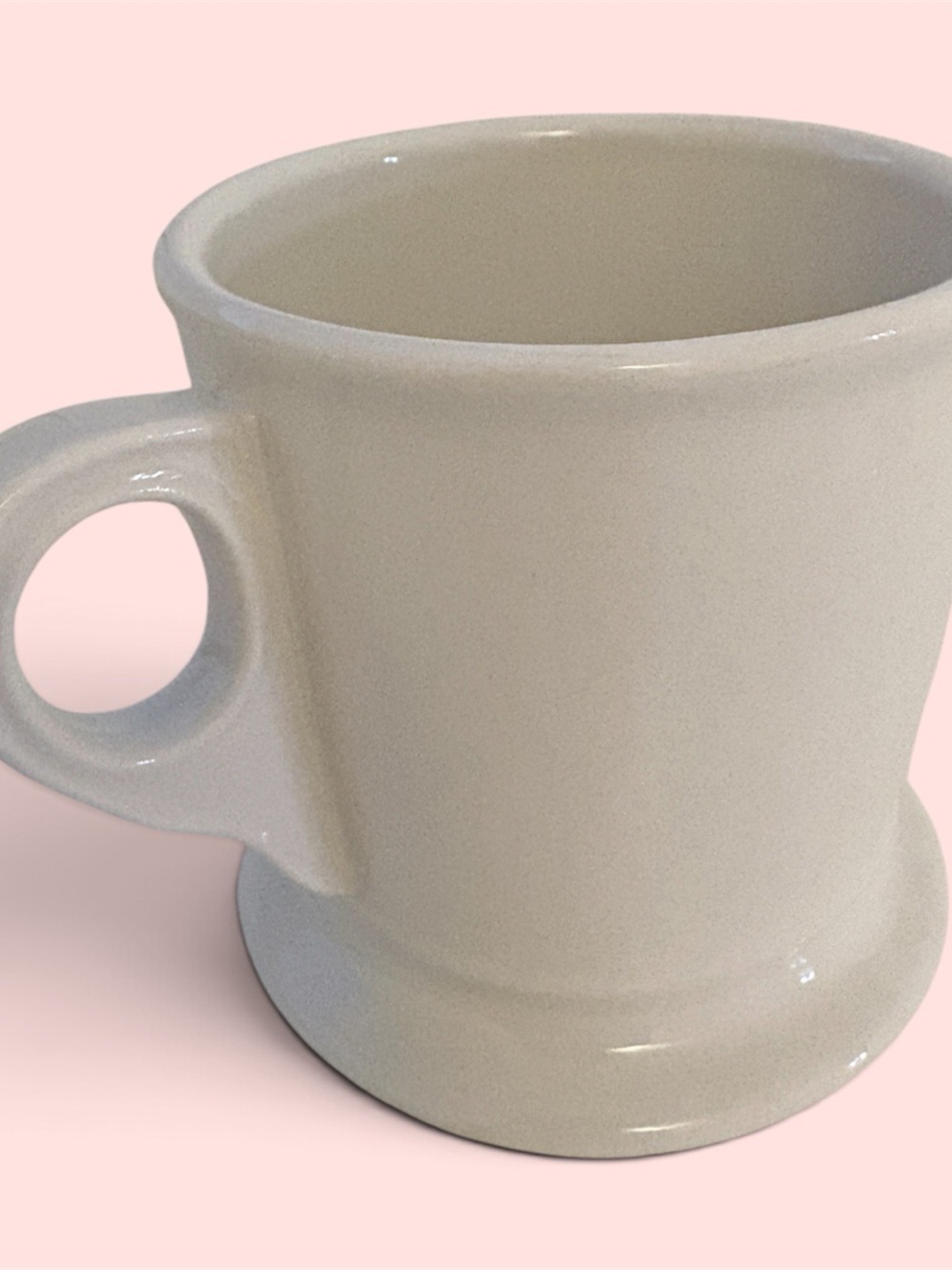 Anthropologie Monogram 'E' Ceramic Coffee Mug - White - Picture 4 of 5